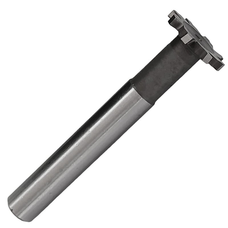 NACX HSS-AL T Slot End Mill Milling Cutter，High-Speed Steel Woodruff Keyseat Cutter, Half Round Keyway Milling Cutter, Straight Shank, 8 Flutes, 25 x 3 x 90mm - Image 1
